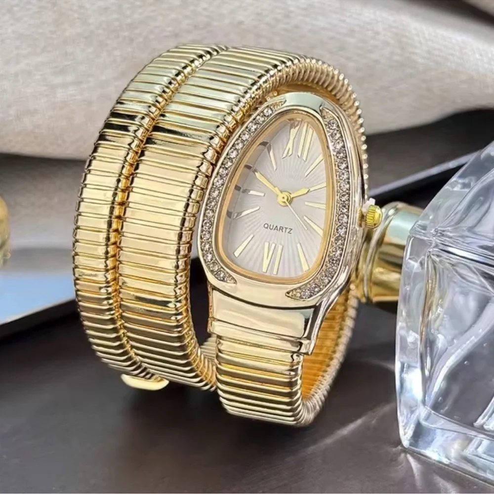 Serpenti Snake Wrap Elegant Gold Women's Watch